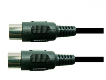 Schulz Kabel DIN 2 midi cable 3m black