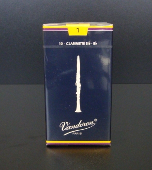 Vandoren Classic Blue Reeds 1 Boehm Bb-Clarinet 10 pack