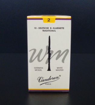 Vandoren White Master Reeds 2 for German Bb-Clarinet 10 pack