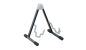 Preview: K&M 17570 E+A guitar stand »Duet« - black with translucent support elements