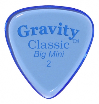 Gravity Guitar Picks Classic Big Mini 2,0mm