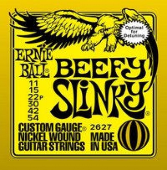 Ernie Ball EB2627 Beefy Slinky Nickel Wound Electric Guitar Strings Set