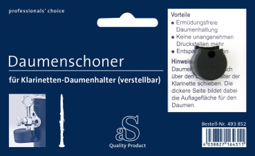 Stölzel Daumenschoner für Klarinetten-Daumenhalter (verstellbar)