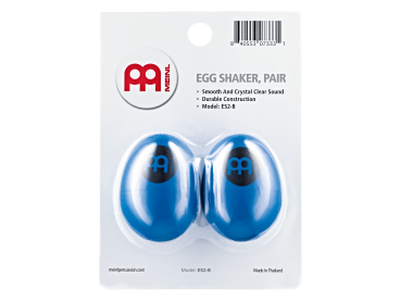 Meinl Percussion ES2-B plastic Egg Shakers Blue