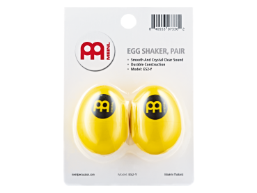 Meinl Percussion ES2-Y Plastic Egg Shakers Gelb