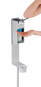K&M 80320 Disinfectant stand for Euro dispenser