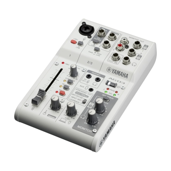 Yamaha AG03MK2 live streaming mixer weiß