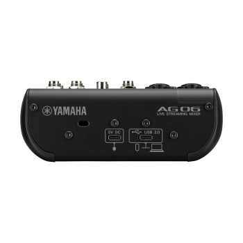 Yamaha AG06 MK2 live streaming mixer black