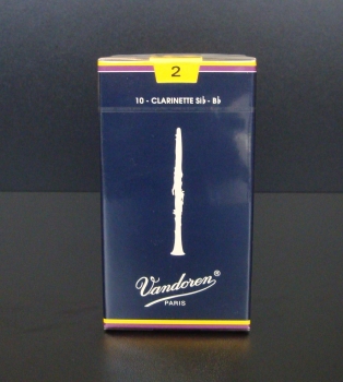 Vandoren Classic Blue Reeds 2 Boehm Eb-Clarinet 10 pack