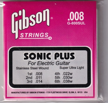 Gibson Strings Sonic Plus G-800SUL  NOS