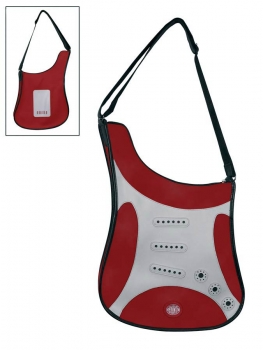 Gaucho SBAG-RD guitar shape shoulder bag red