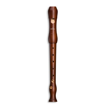 Preview: Mollenhauer 1042D soprano recorder pear wood natural, baroque double hole