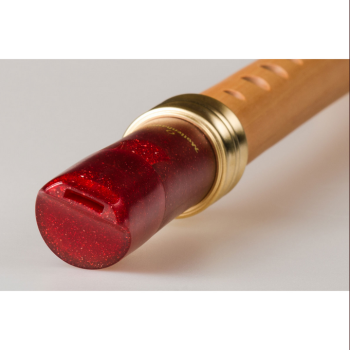 Preview: Mollenhauer 1119R Soprano Recorder Adri's Dream Flute Wood/Plastic Red, Baroque Double Hole