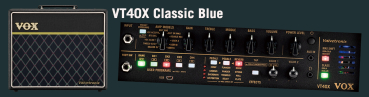 Preview: VOX VT40X classic blue