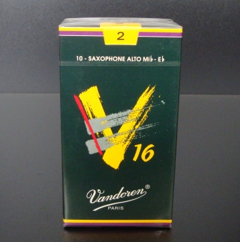 Vandoren V16 Reed 2 Alto Sax 10-pack