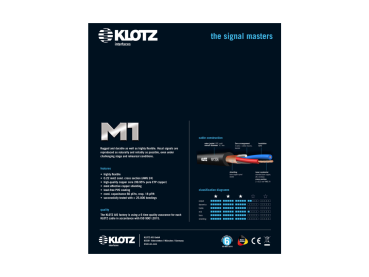 Preview: Klotz M1KB1FM1000 microphone cable 10m