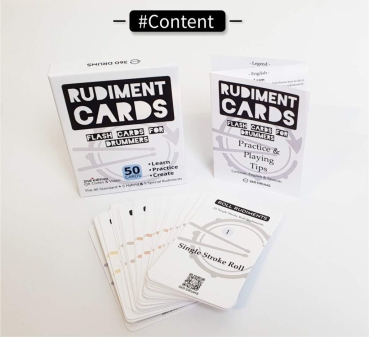 Rudiment Cards Flash Cards For Drummers
