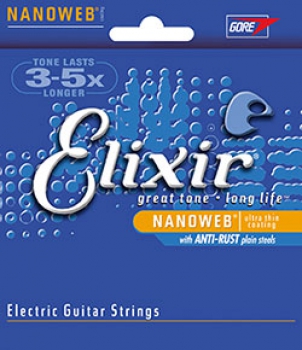 Elixir Nanoweb Super-Light Guitar Strings / 009-042