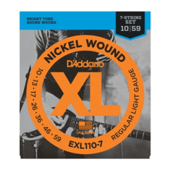 Daddario EXL110-7 Nickel Wound 7-String Regular Light 10-59