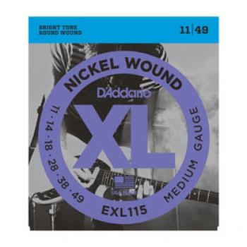 Daddario EXL115 Nickel Wound Medium/Blues-Jazz Rock 11-49