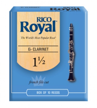 Royal Eb-Klarinette Blätter 1,5 Boehm  10er Packung
