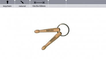 Rohema Mini-Drumstick Schlüsselanhänger