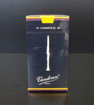 Vandoren Classic Blue Blätter 4 Boehm Bb-Klarinette 10er Packung