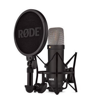 Rode NT1 signature series black studio condenser microfone