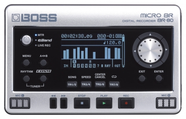 Boss Micro BR-80 8-Spur Digital Studio