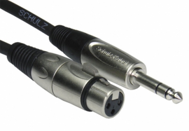 Schulz Kabel UAW 5 XLR auf Klinke Mikrofonkabel 5m