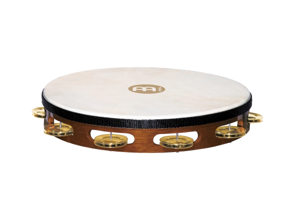 Meinl Percussion TAH1B-AB Traditional Goat-Skin Wood Tambourine