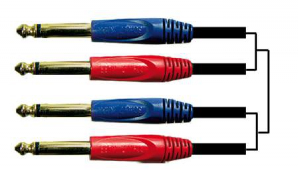 Schulz Kabel GWAS 6 stereo cable for key-boards a.o. 6m
