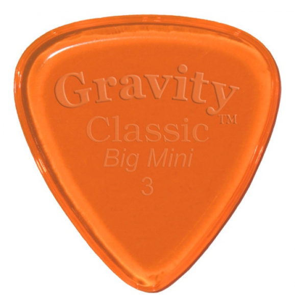 Gravity Guitar Picks Classic Big Mini 3,0mm