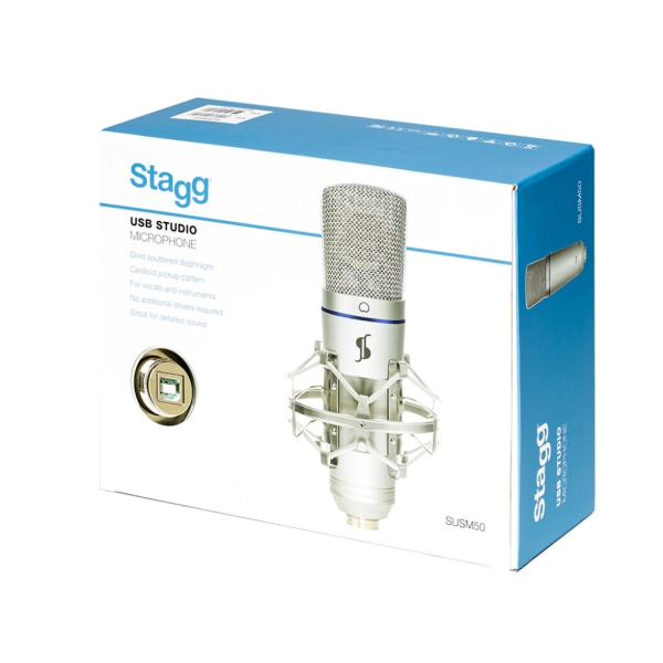 STAGG SUSM50 USB Studio Kondensator Mikrofon