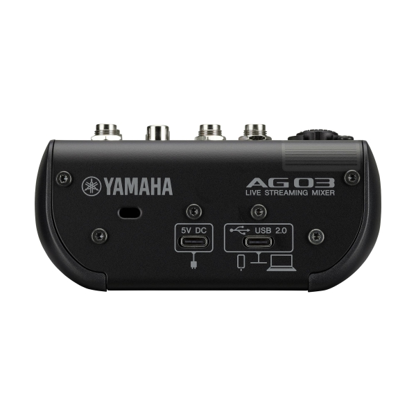 Yamaha AG03MK2 live streaming mixer schwarz