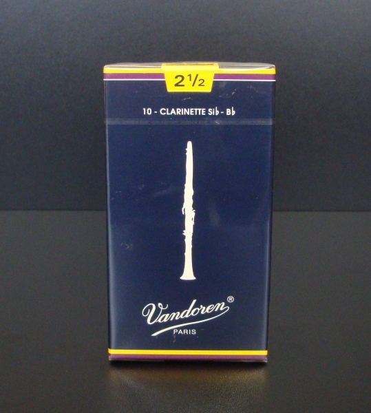 Vandoren Classic Blue Reeds 2.5 Boehm Bb-Clarinet 10 pack