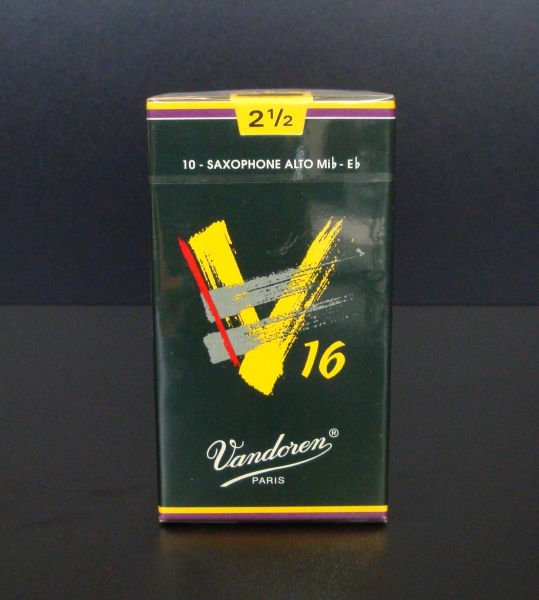 Vandoren V16 Reeds 2.5 Alto Sax 10 pack