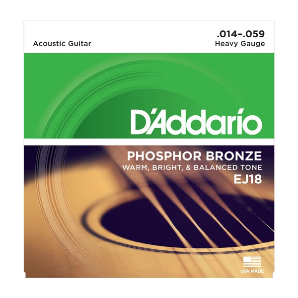 Daddario EJ18 Phosphor Bronze Heavy 14-59
