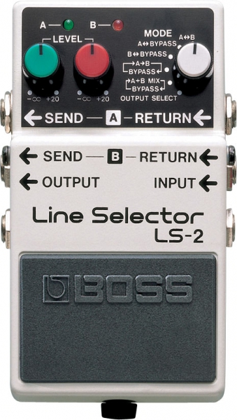 Boss LS-2 Line Selector ohne Verpackung und Zubehör