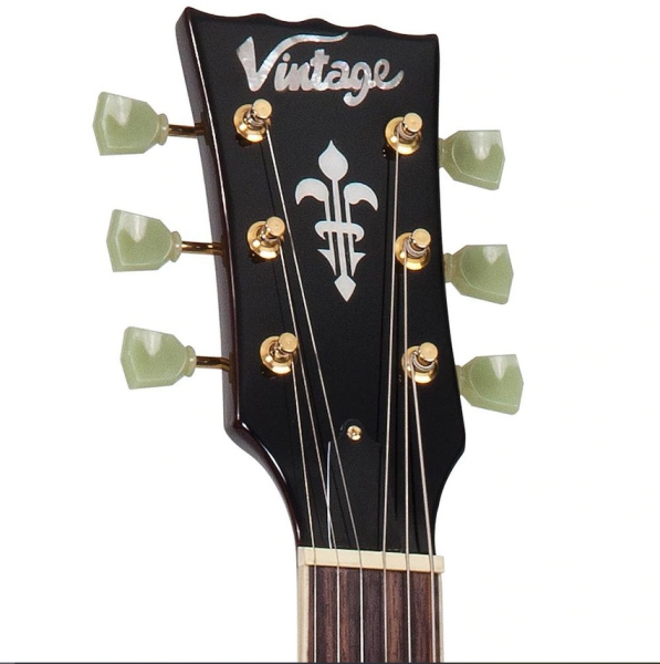 Vintage LV100CS Linkshänder E-Gitarre