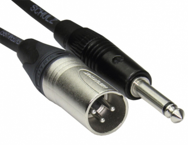 Schulz Kabel NTZ 5 XLR auf Mono-Klinke Instrumentenkabel 5m