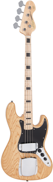 Vintage VJ74NAT Natural Ash Body Maple Board