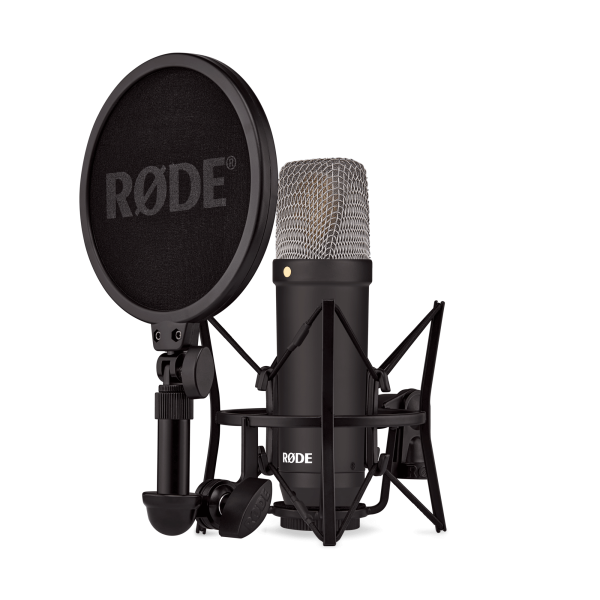 Rode NT1 signature series black studio condenser microfone